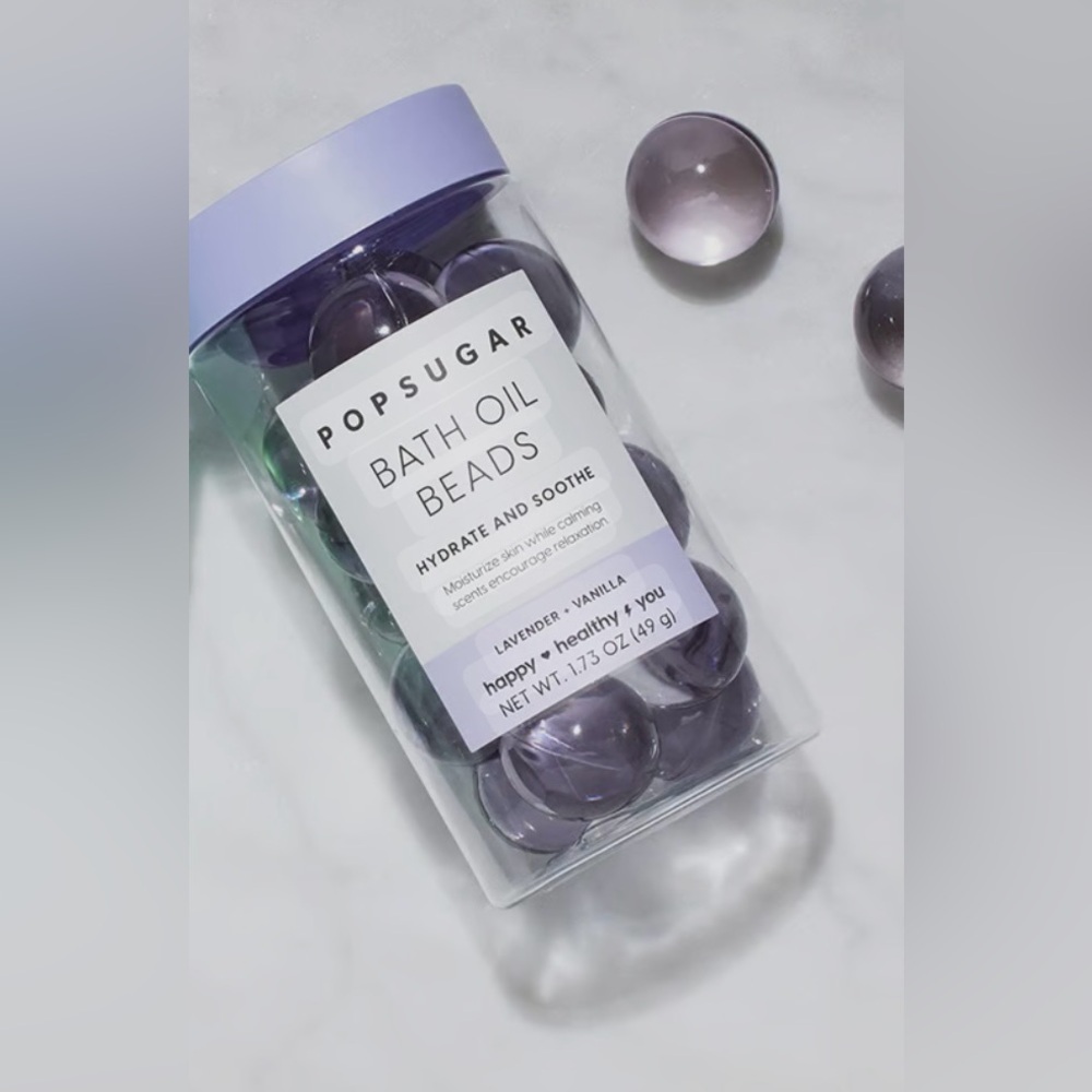Popsugar lavender vanilla bath oil beads NWT